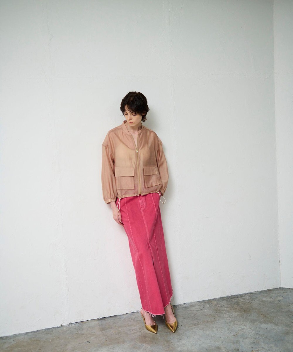 GRACE CONTINENTAL デニムタイトロングスカート 