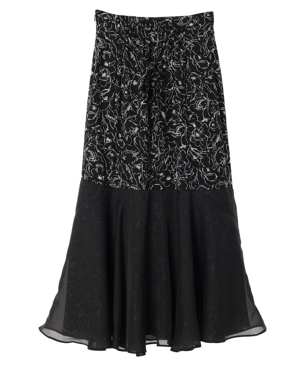 earth music&ecology 切替フラワースカート 