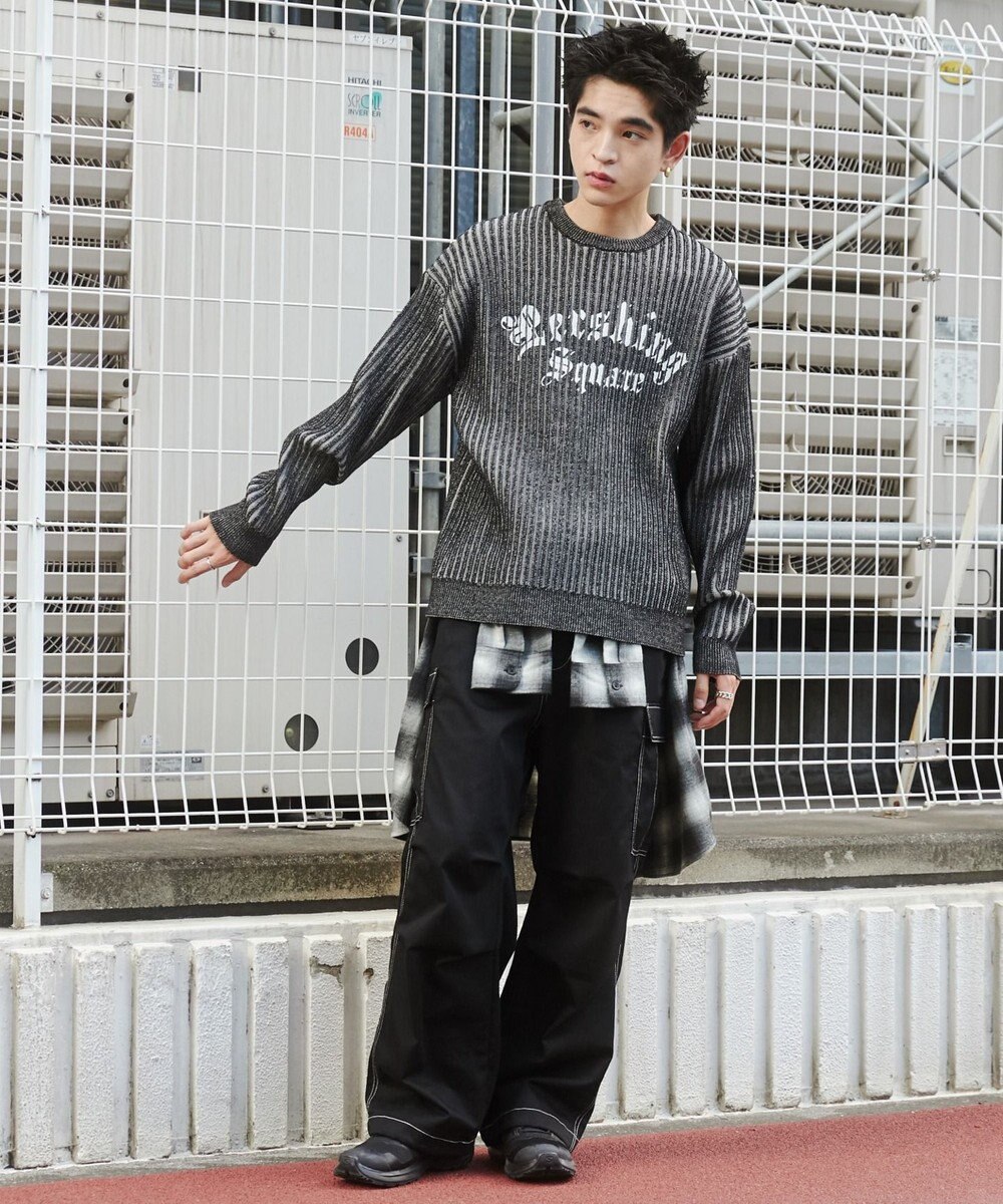 WEGO ヴィンテージライクグラフィックプルオーバー 