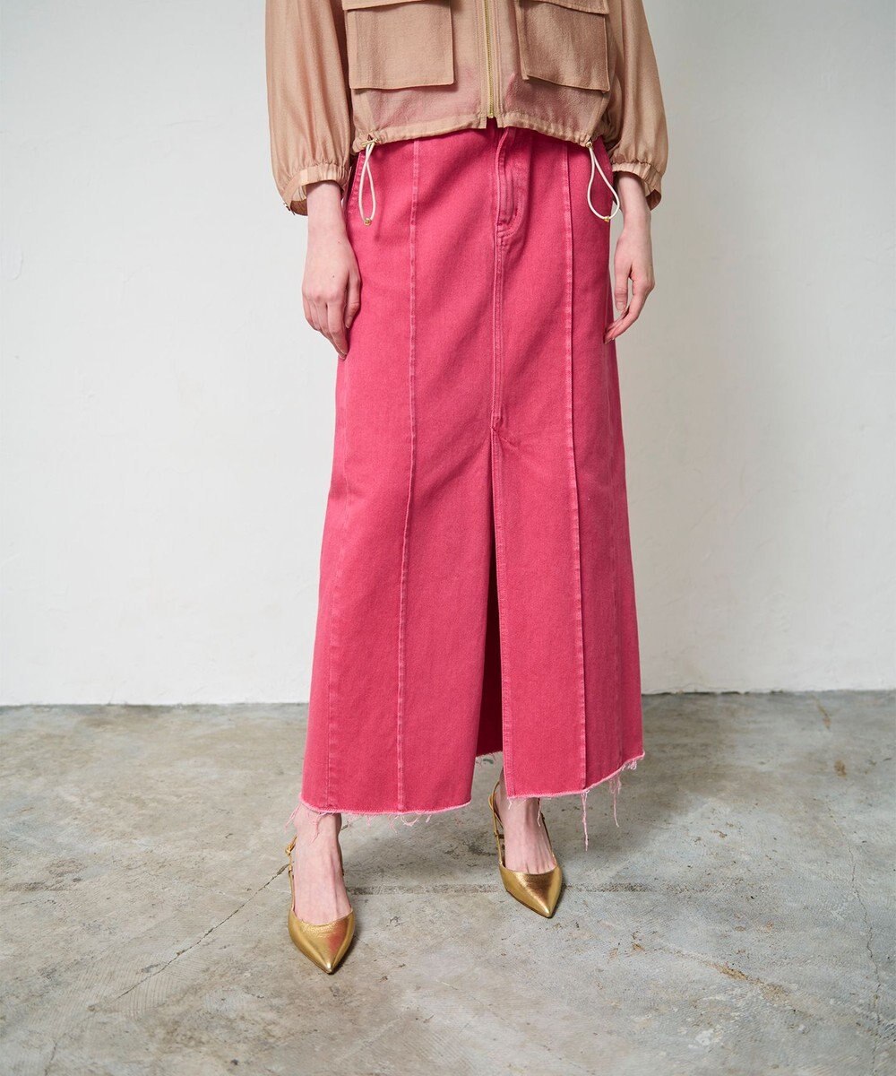 GRACE CONTINENTAL デニムタイトロングスカート 