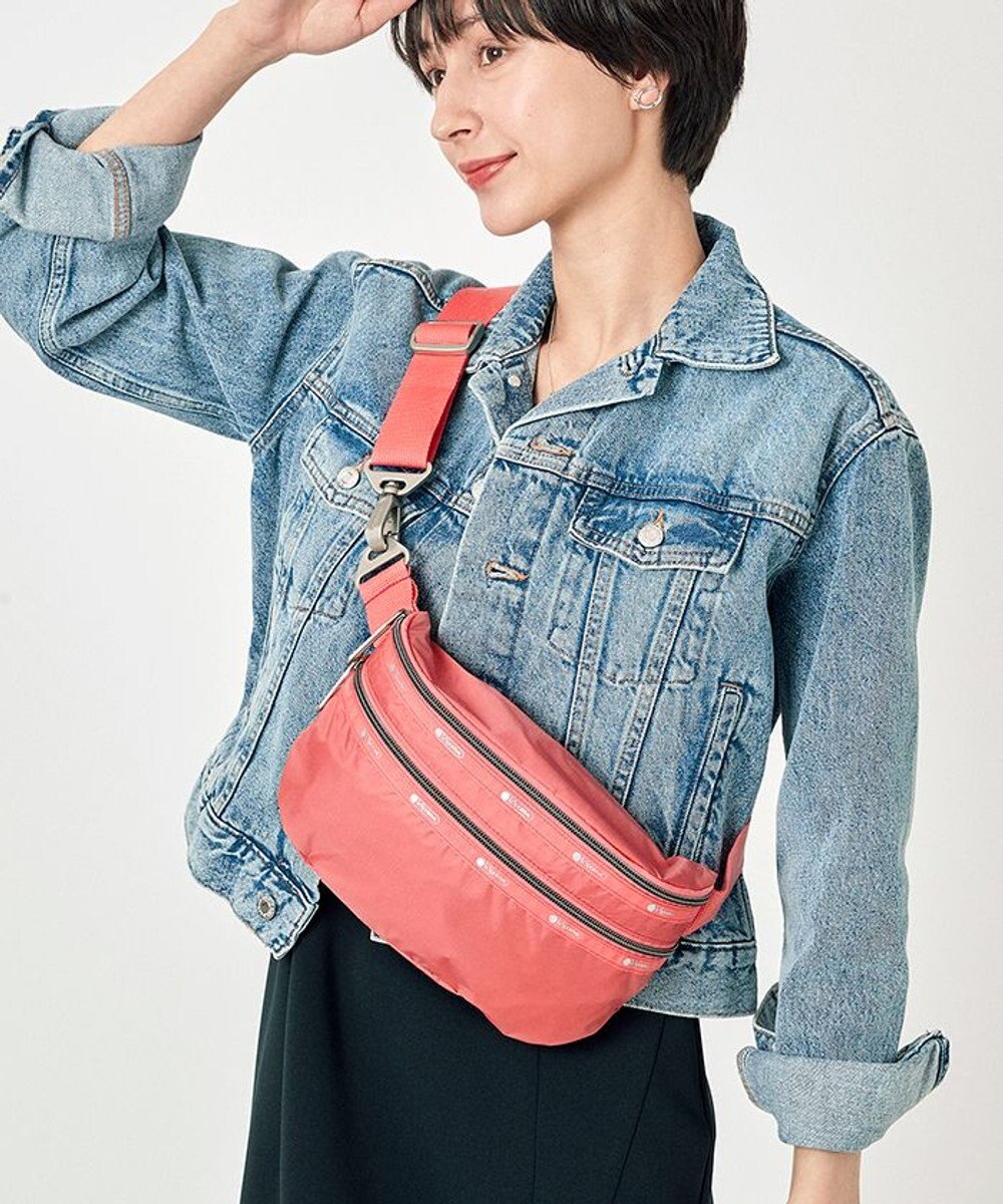 LeSportsac ESSENTIAL BELT BAG/ポップコーラルC ポップコーラルC