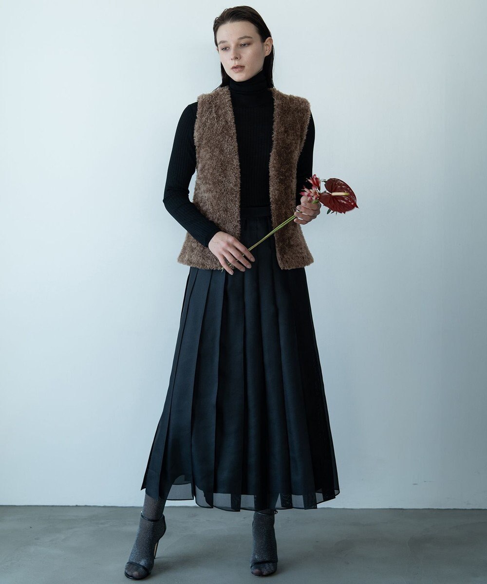 自由区 【カトリエムブーケ】Gilet de fourrure ファージレ 