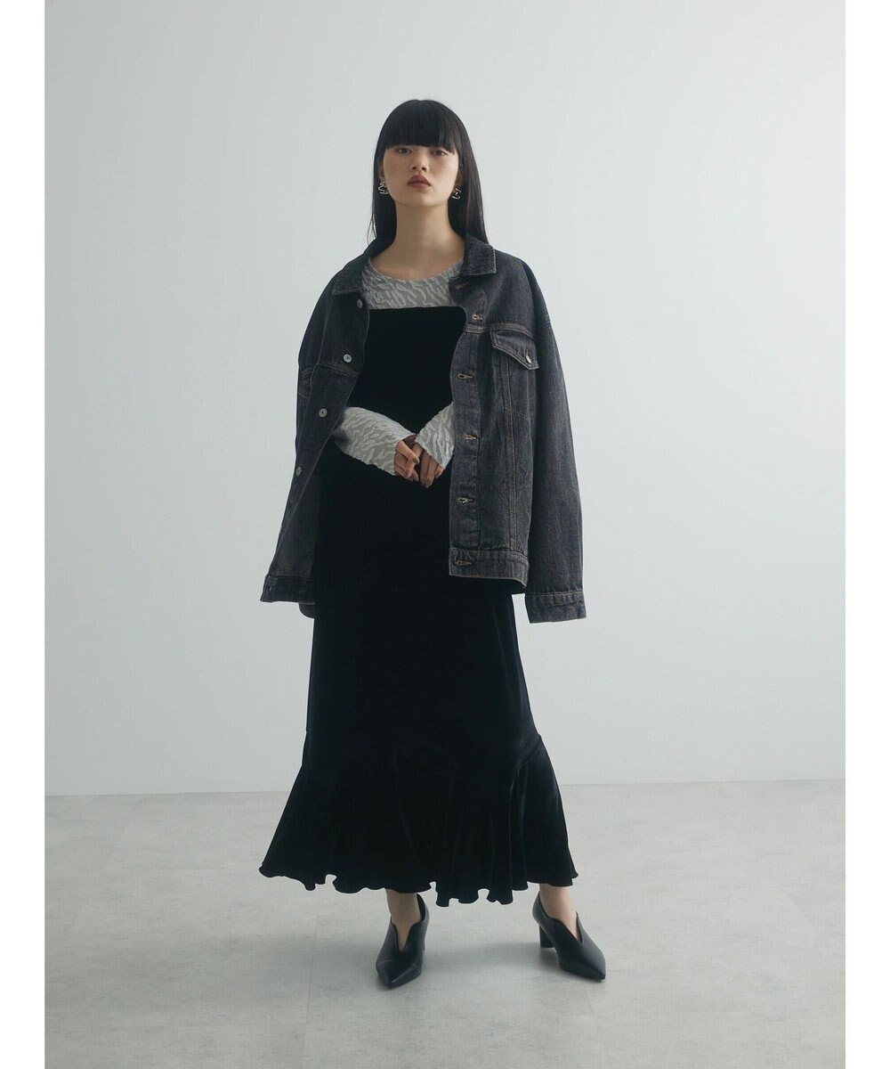 Green Parks armonia．ベロアキャミワンピース 