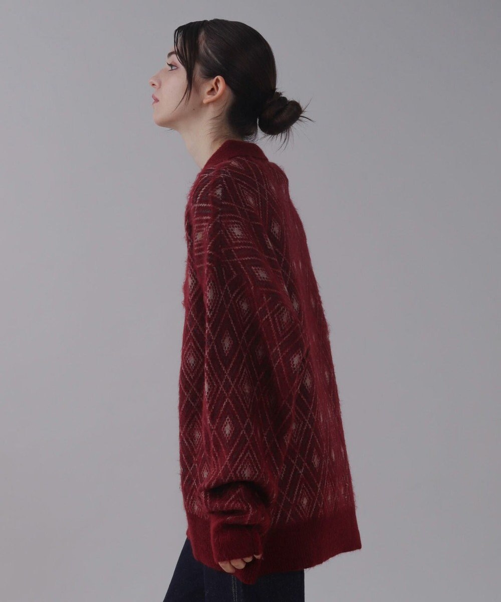 WEGO 【ユニセックス着用ITEM】アーガイルニットポロ 