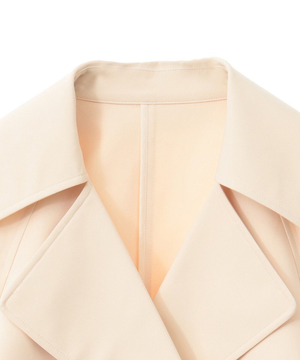 earth music&ecology バックフレアショートトレンチコート 