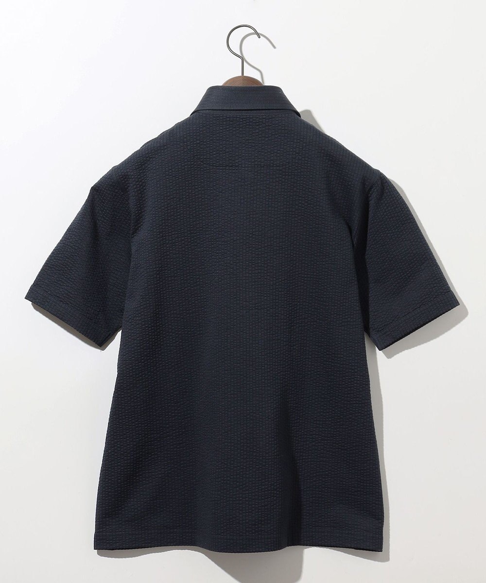 JOSEPH ABBOUD クールビズ【オリジナルオーガニックコットン使用・日本素材】JOEコットンサッカー ポロシャツ 