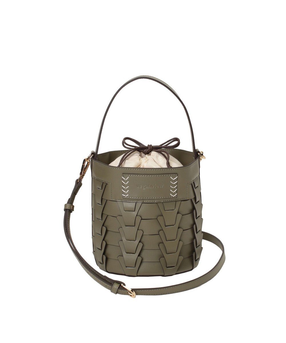 LA BAGAGERIE 【veganview】v piece mesh bucket bag 