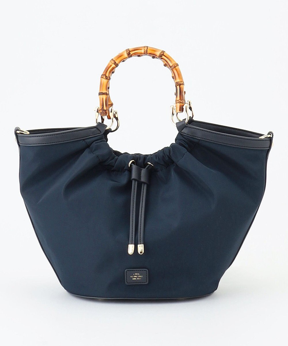 J.PRESS LADIES 【2way】ギャザーバンブー トート バッグ 