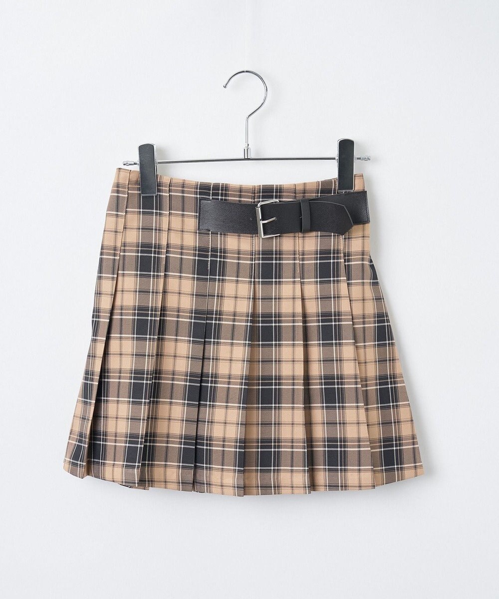 WEGO 【SCHOOL ITEM】バックル付プリーツスカパン 