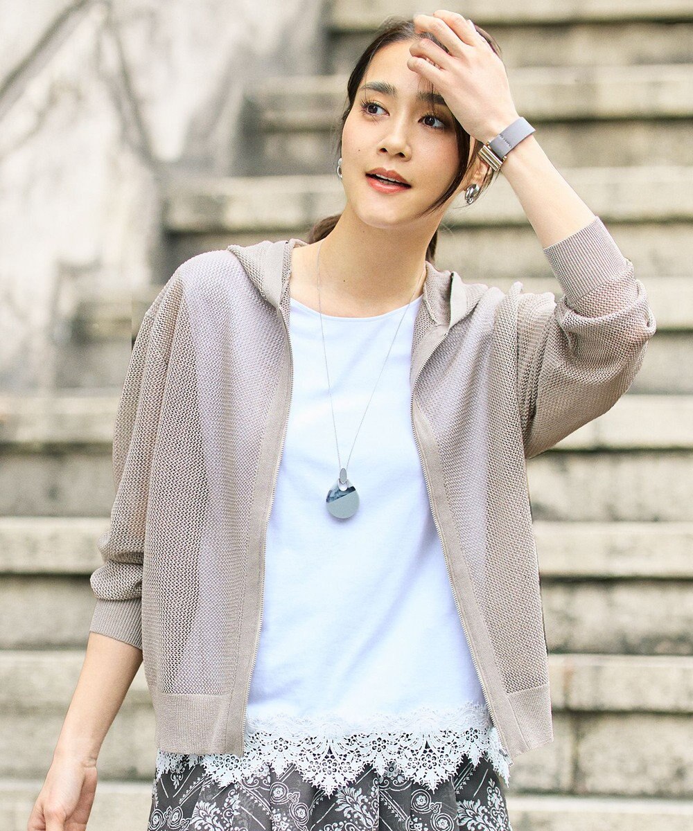 自由区 【累計3000枚突破の名品が進化・着回し力抜群】レース タンクトップ 