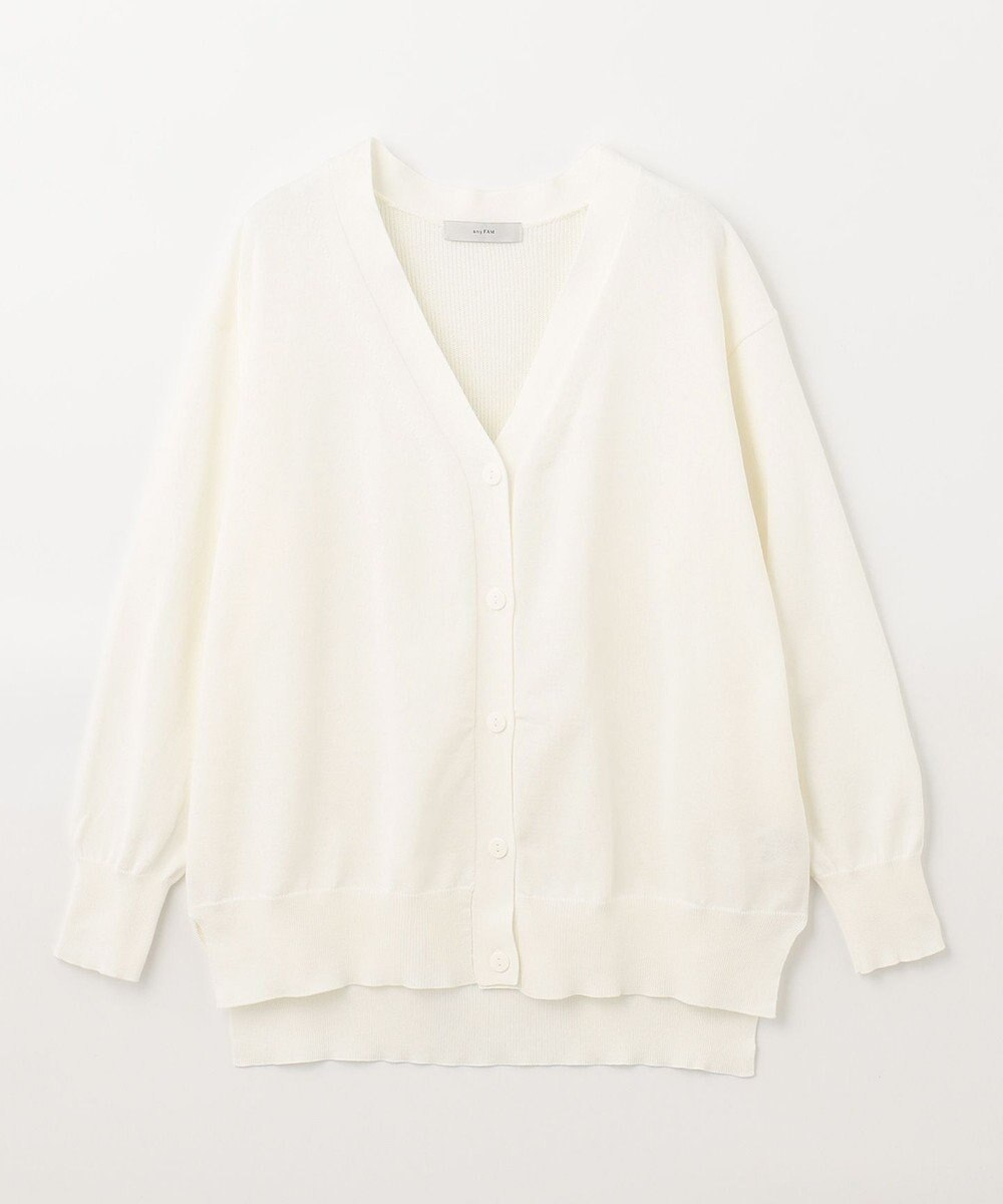 ANY 【洗濯機可能・UVケア】Ｖネック カーディガン 
