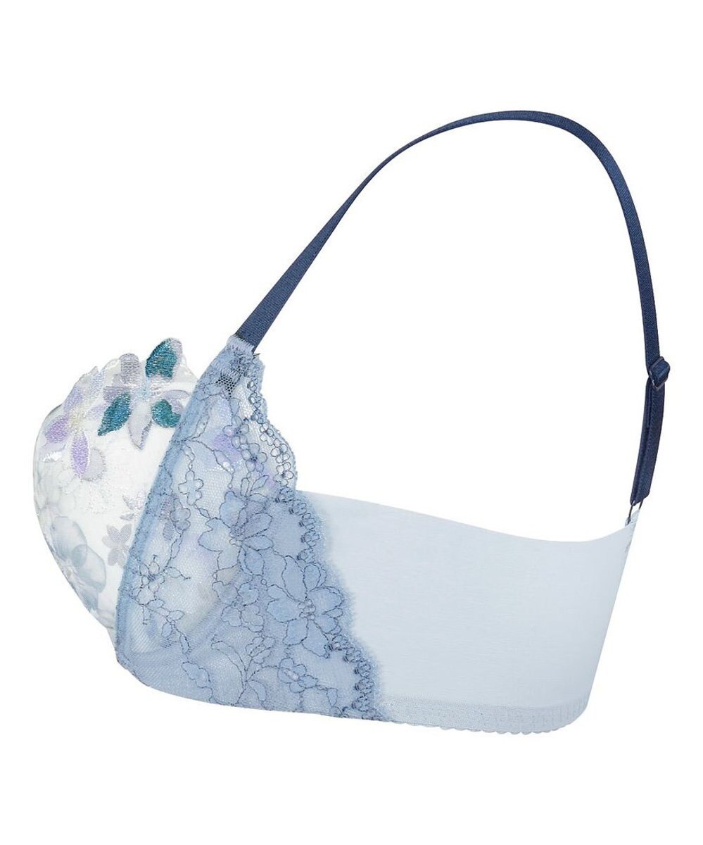 WACOAL 【重力に負けないバストケアBra】 ブラジャー バストを重力から守る まる胸キープ 脇高設計 サイドから背中のラインすっきり レディース BRB414 /ワコール 