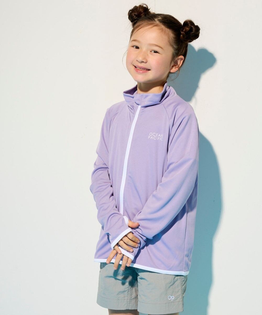 OP／FILA 【Ocean Pacific】フルジップ OPロゴラッシュガード 