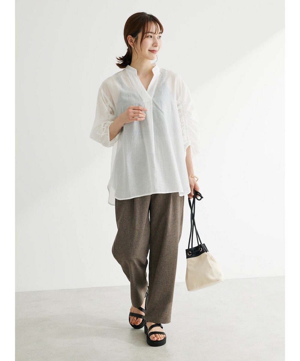 Green Parks ・ＥＬＥＮＣＡＲＥ　ＤＵＥ　ドロストスリーブチュニック 