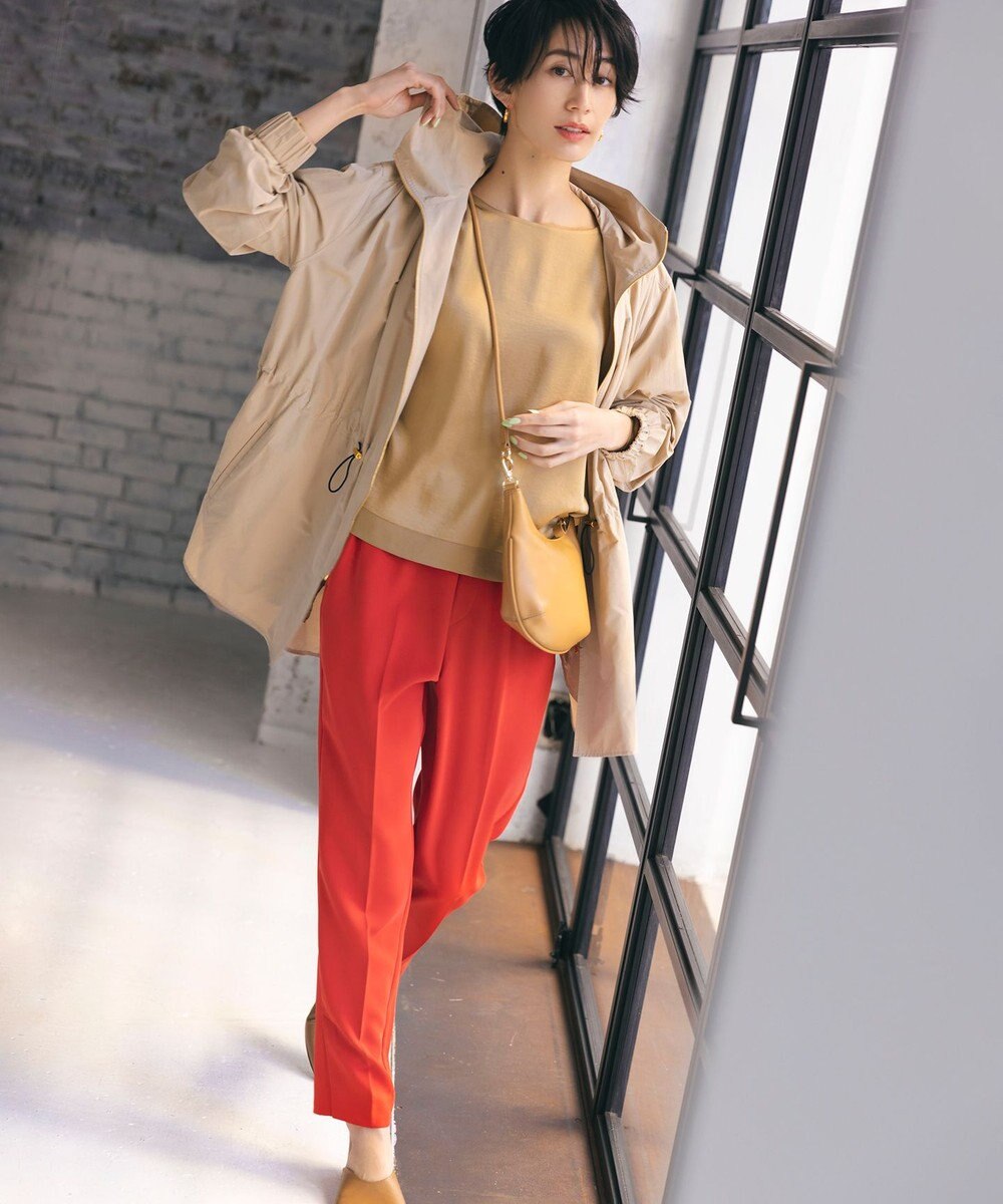 UNFILO 【ストレッチ/洗える】出会えるパンツ テーパード 