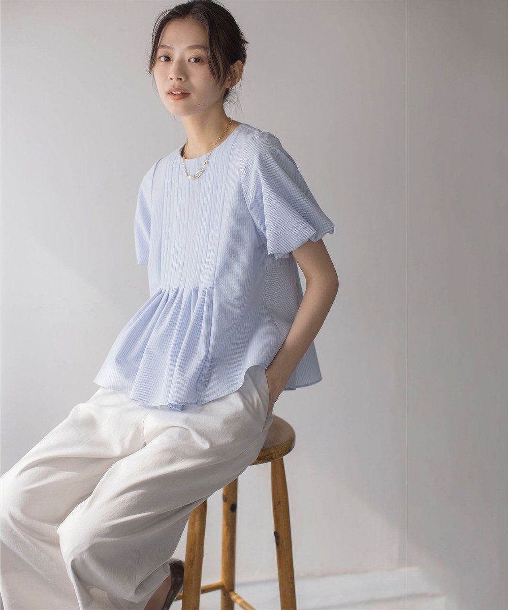 組曲 L リネンレーヨンワイド パンツ 