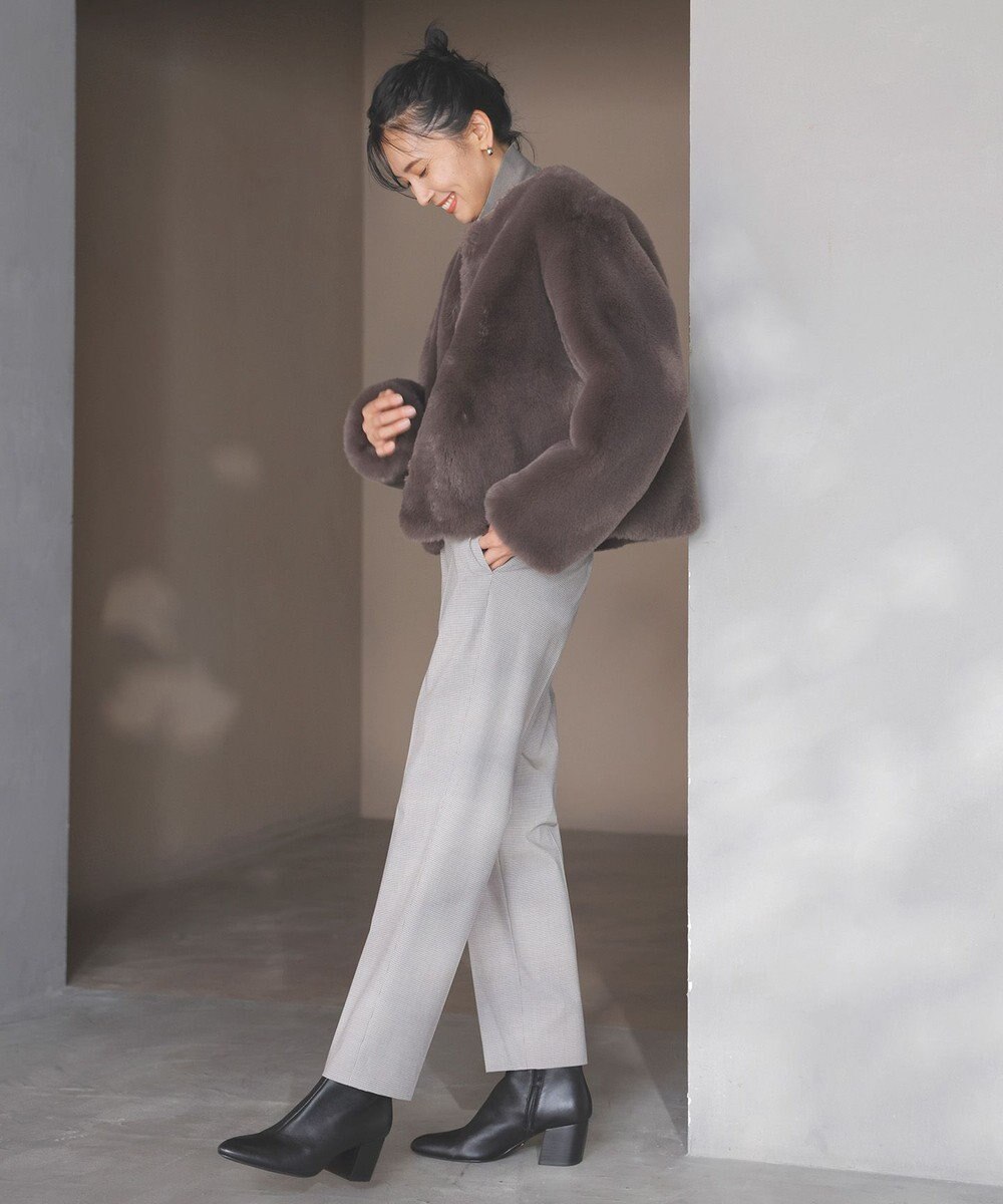 UNFILO マイビューティ テーパードパンツ 