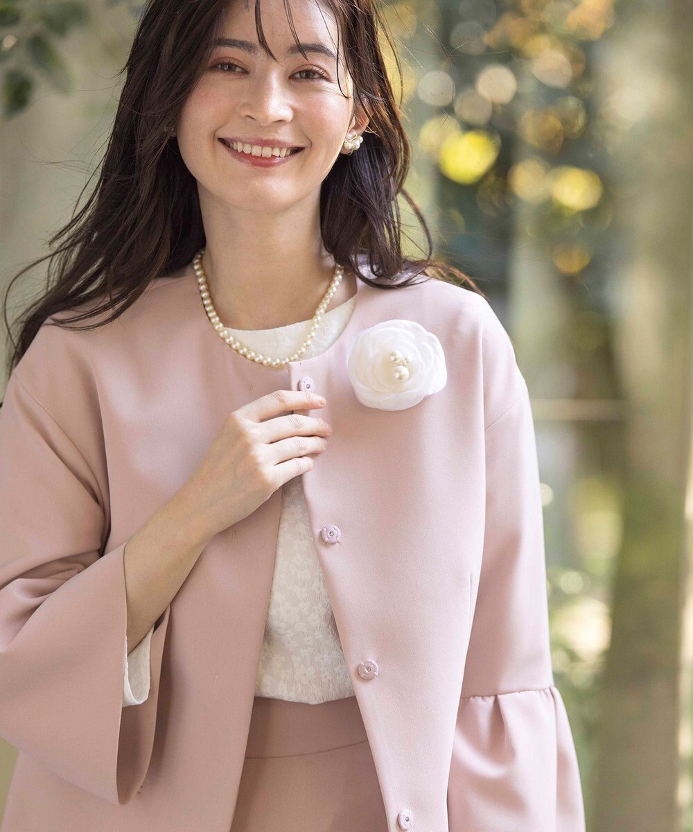 組曲 S 【KUMIKYOKU NAVY】コンフォータブルドレープ ジャケット 