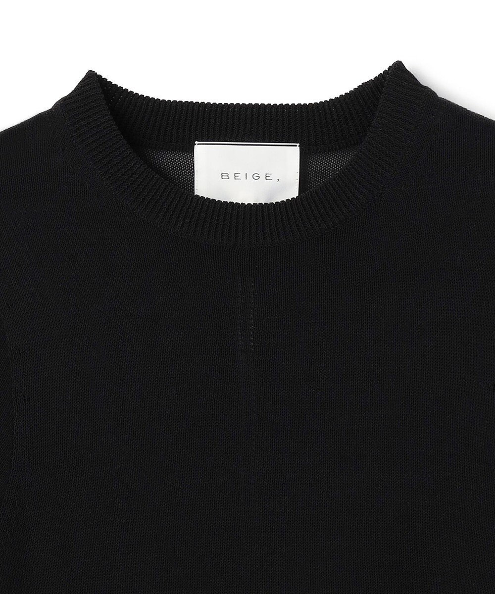 BEIGE， ARSENOPY / コットンドライタッチクルーネックニット 