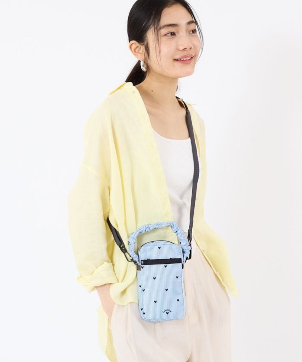 LeSportsac GH MINI PHONE XBODY/フレッシュブラックハーツ 