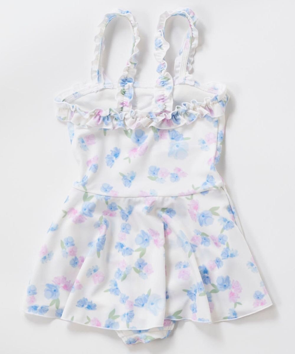 OP／FILA 【marie claire ENFANTS】花柄Aラインワンピース水着 
