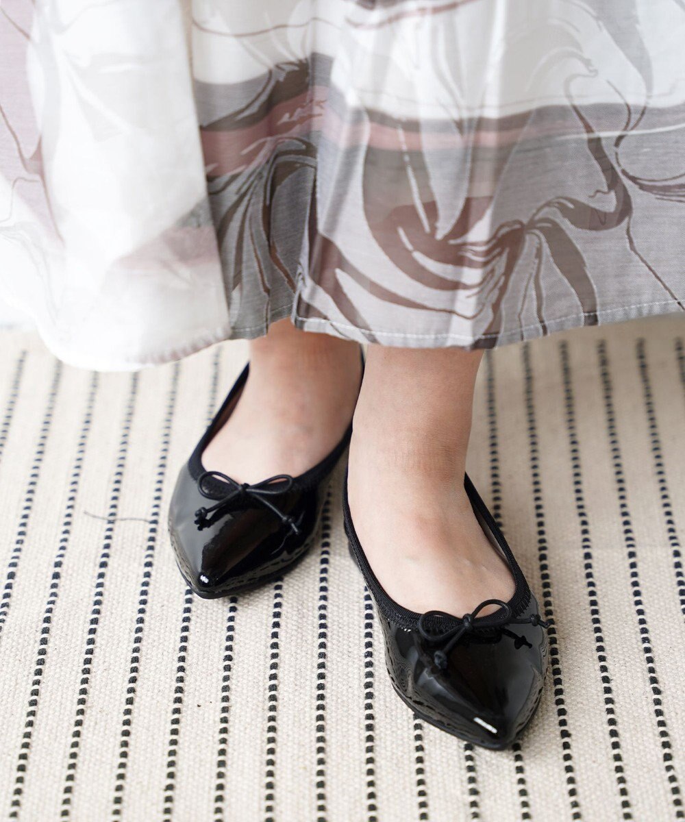 nouvelleRobe Oū 新色追加【本革・高反発】Pointed ポインテッドトゥ バレエシューズ 