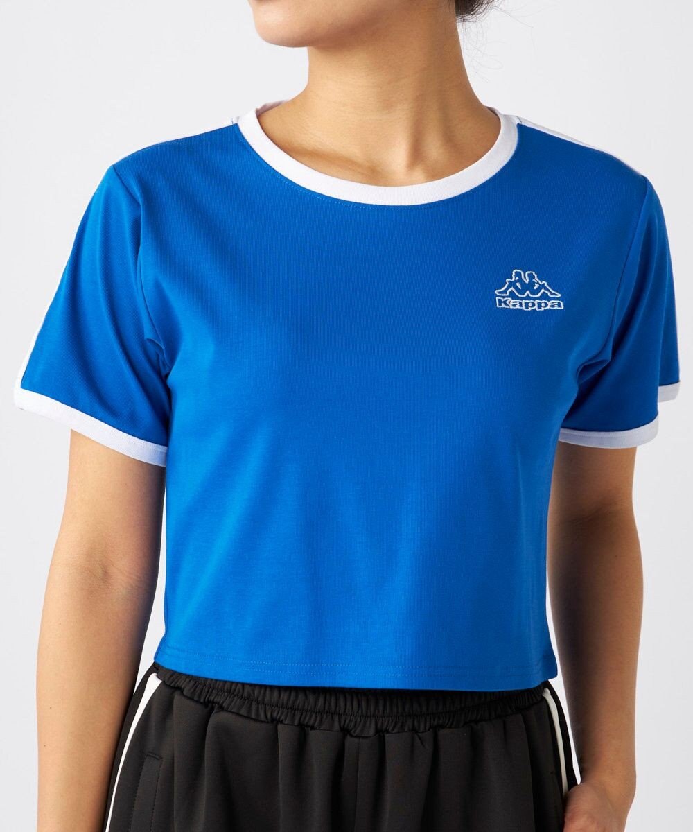 OP／FILA 【Kappa】ワンポイント 半袖リンガーTシャツ 