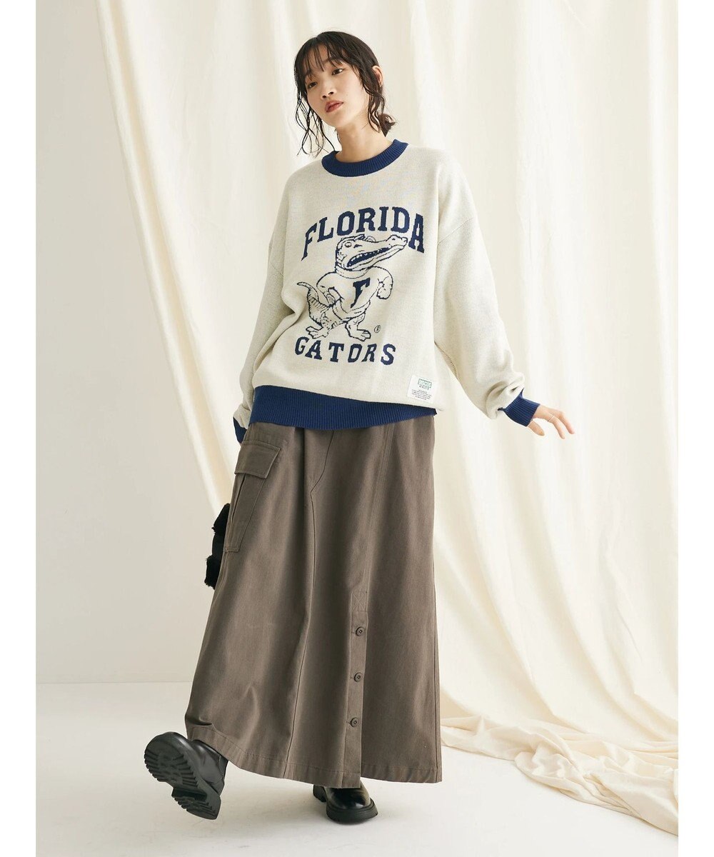 CRAFT STANDARD BOUTIQUE 綿ピーチカーゴスカート 