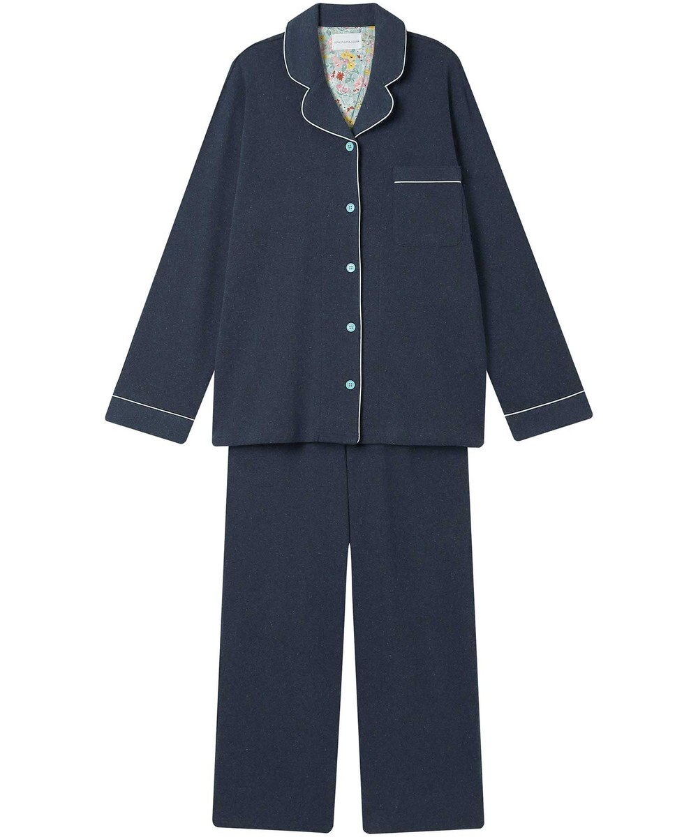 une nana cool 【綿100%】やわらか杢フライスパジャマ MADE WITH LIBERTY FABRIC 