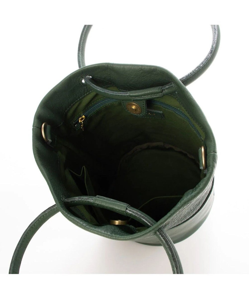UNBILLION 【テレビ ドラマ着用アイテム】ペルケ perche / 姫路レザー丸手ハンドル2wayバケツバッグ 