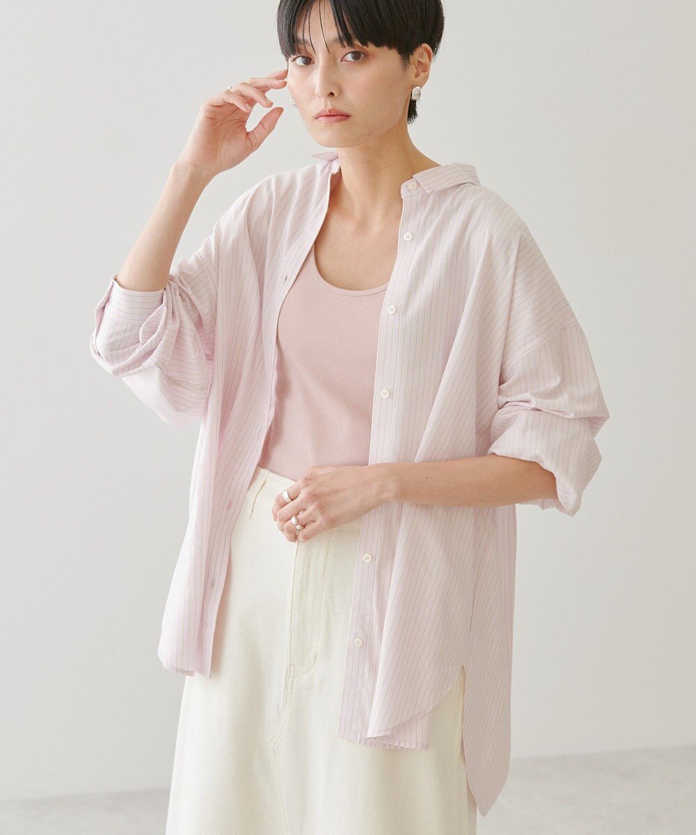 AMERICAN HOLIC サラックールバックタックシャツ 