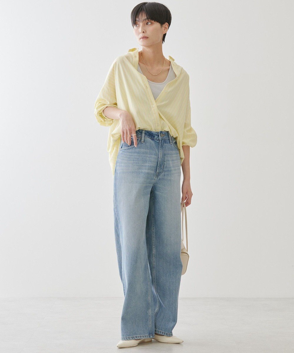 AMERICAN HOLIC サラックールバックタックシャツ 