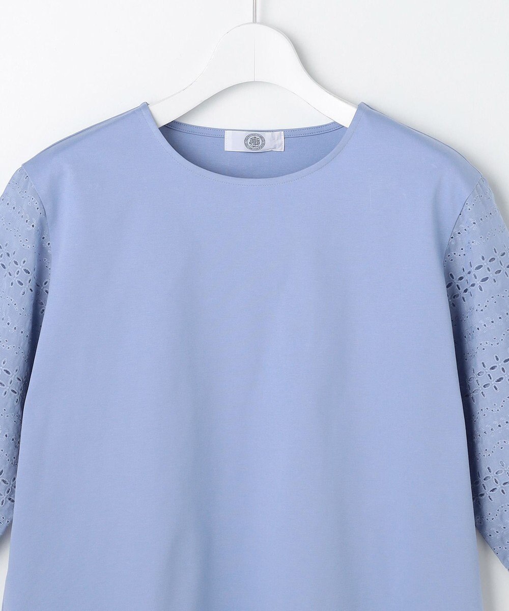 J.PRESS LADIES S スムースジャージー 刺繍 カットソー 