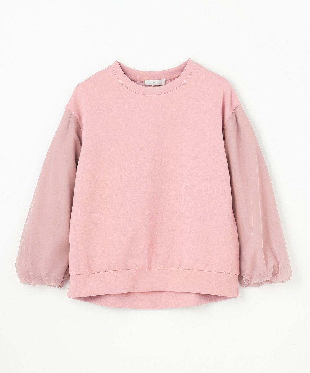 ANY L 【洗濯機可】チュールコンビダンボールプルオーバー 