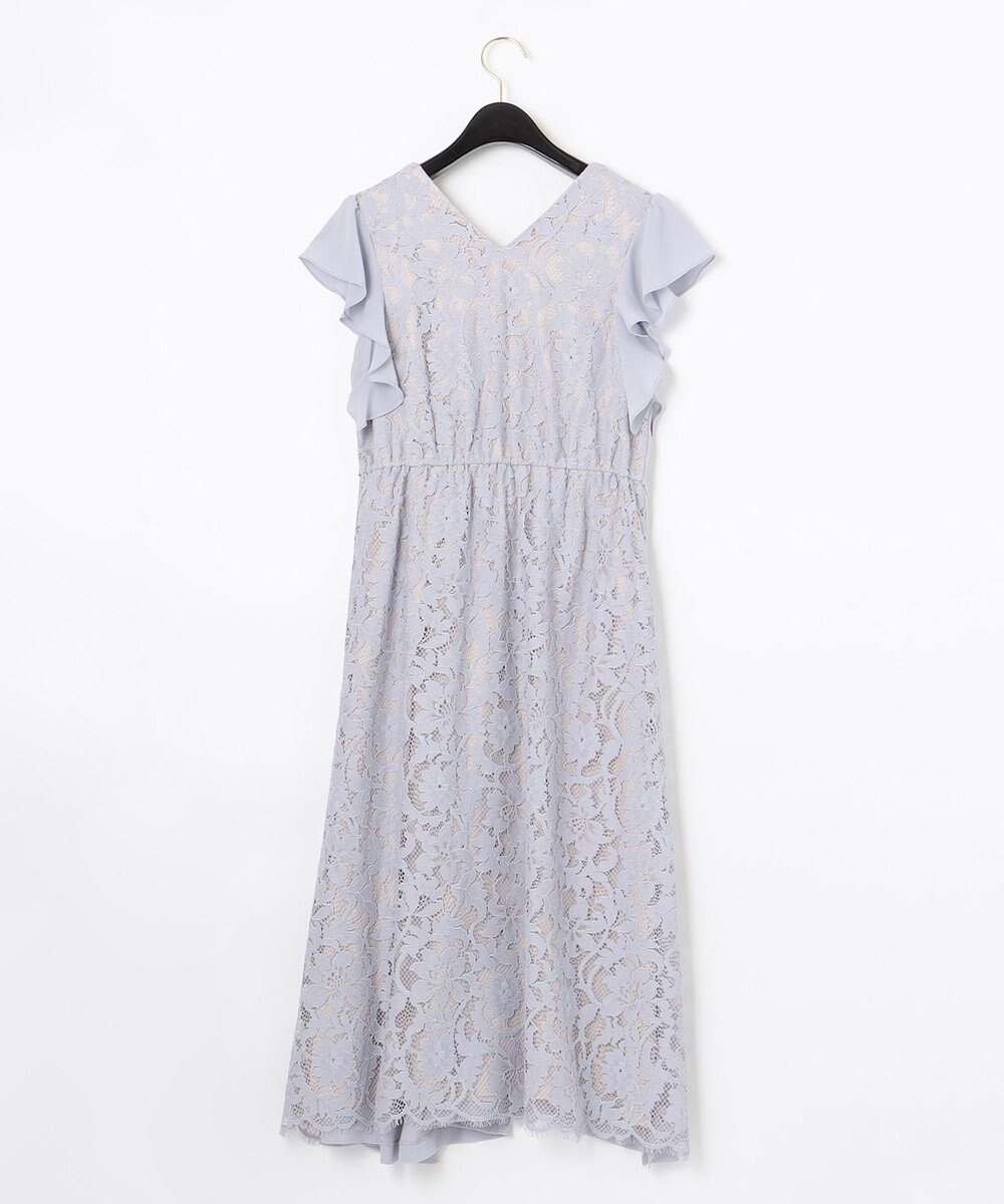 GRACE CONTINENTAL バックレースドレス 