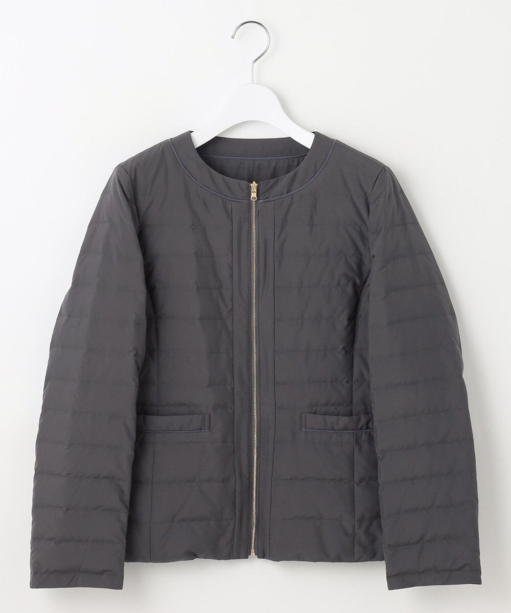 自由区 【カタログ掲載】ライトダウンリバーシブルノーカラー ジャケット 