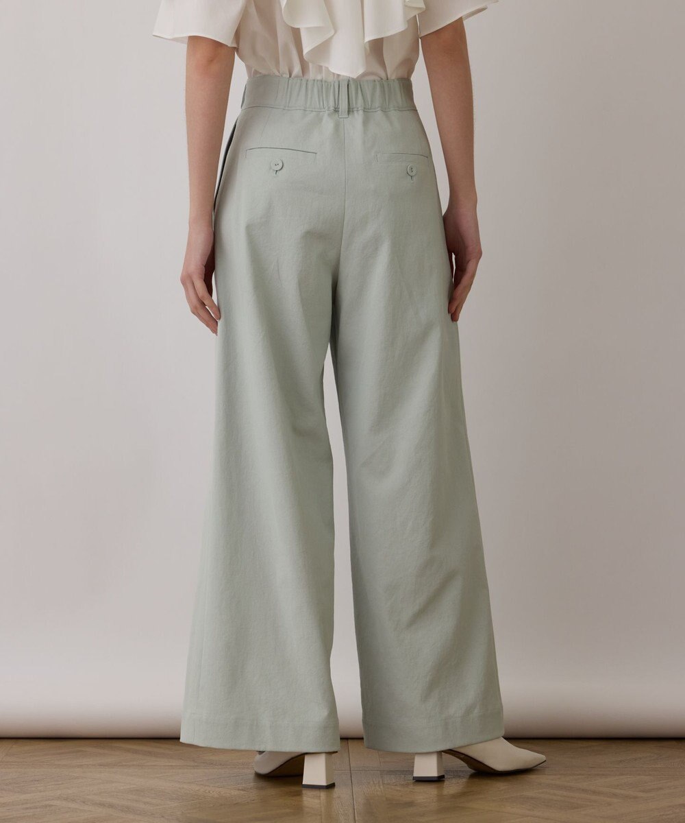 GRACE CONTINENTAL ストレッチワイドパンツ 