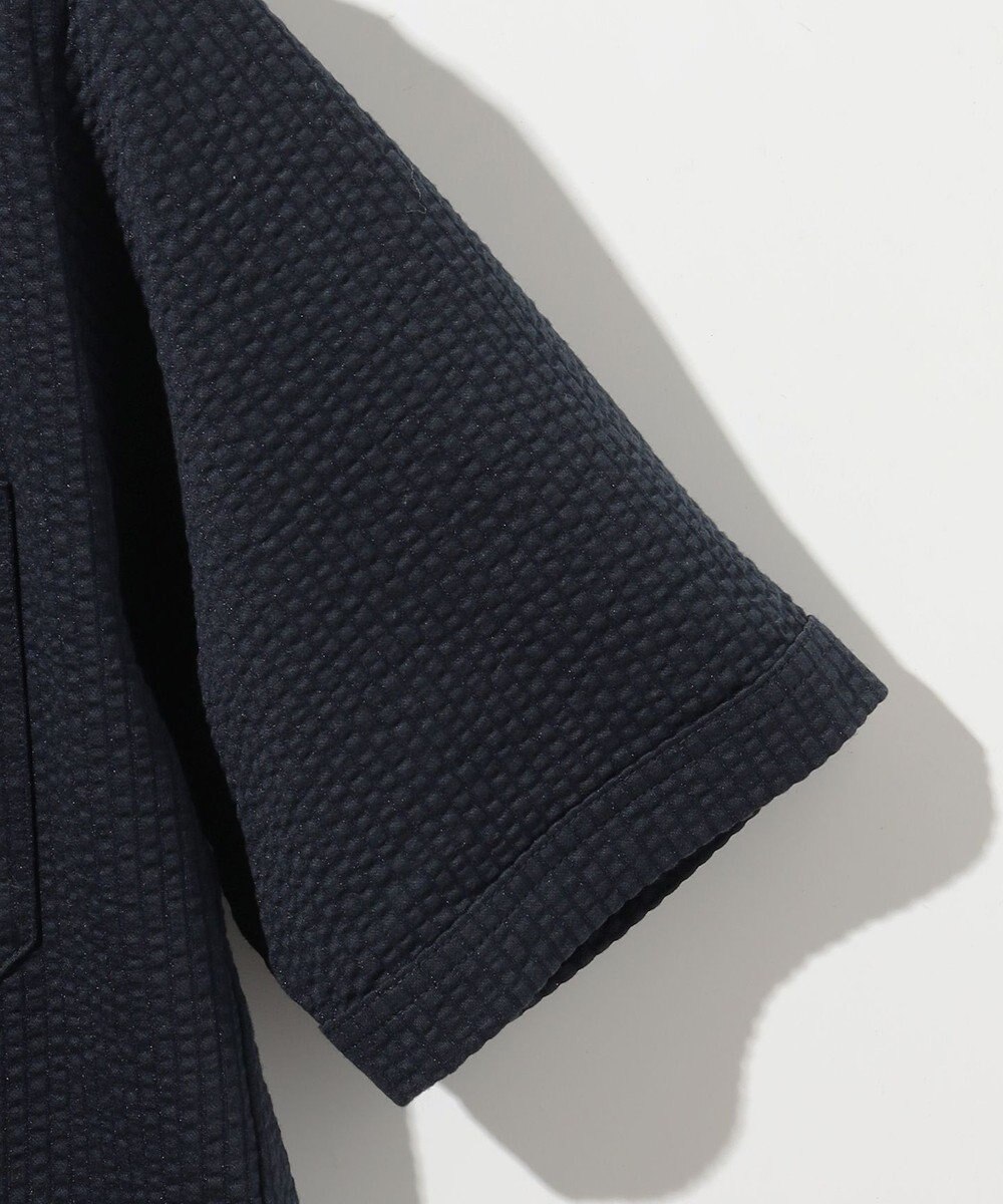 JOSEPH ABBOUD クールビズ【オリジナルオーガニックコットン使用・日本素材】JOEコットンサッカー ポロシャツ 