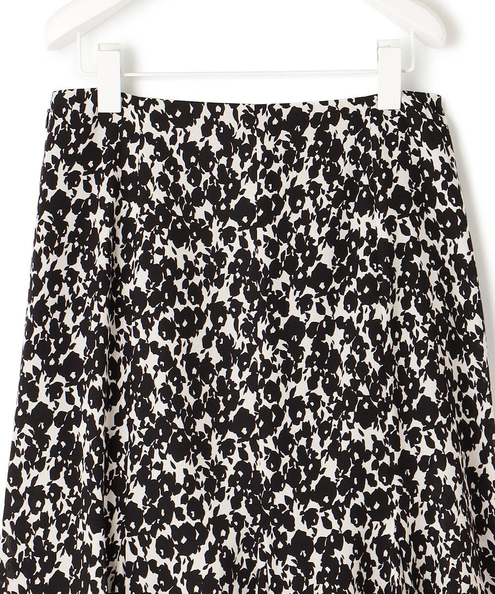 ICB 【洗える】シルエットフラワープリント マーメイドスカート 