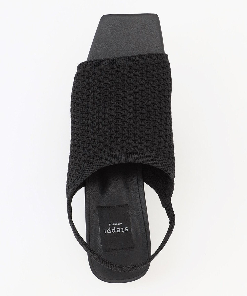 steppi 【一部店舗限定 / 洗える】ストーン ヒールサンダル 