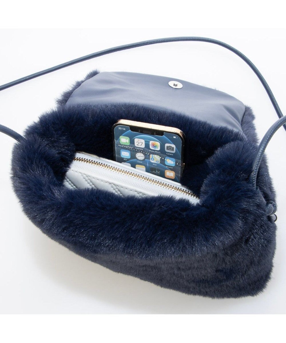 UNBILLION カシュカシュ cachecache / エコファーシンプルフラップショルダー 