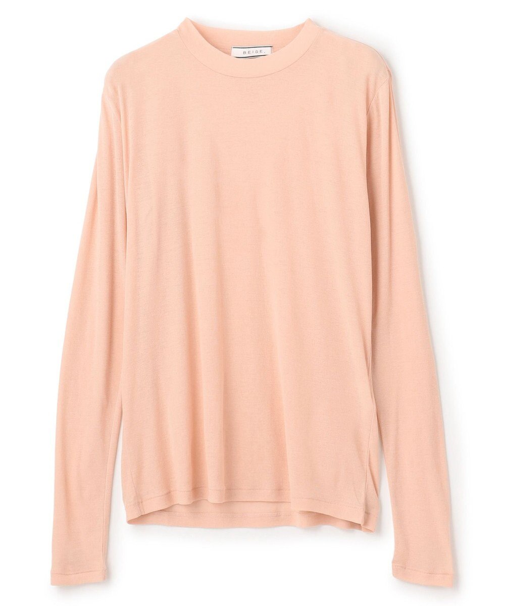 BEIGE， 【洗える】SORE / コットンシアークルーネックカットソー 