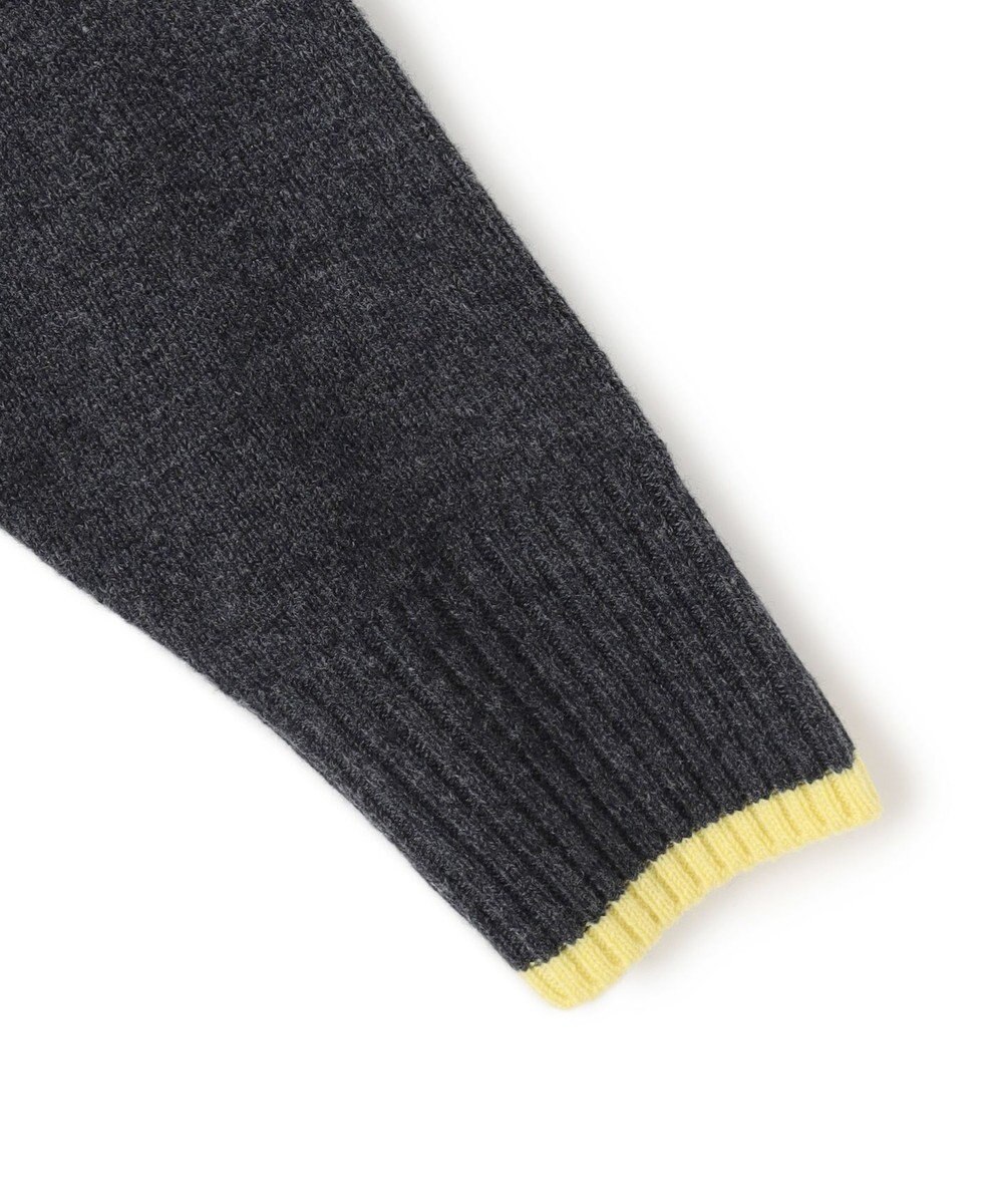 23区 S 【洗える】ウールカシミヤ コンビカラー オフタートル ニット 