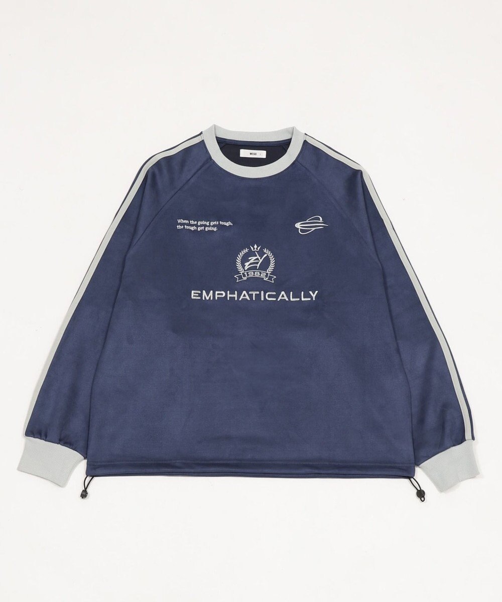 WEGO 【ユニセックス着用ITEM】フェイクスウェードゲームプルオーバー 