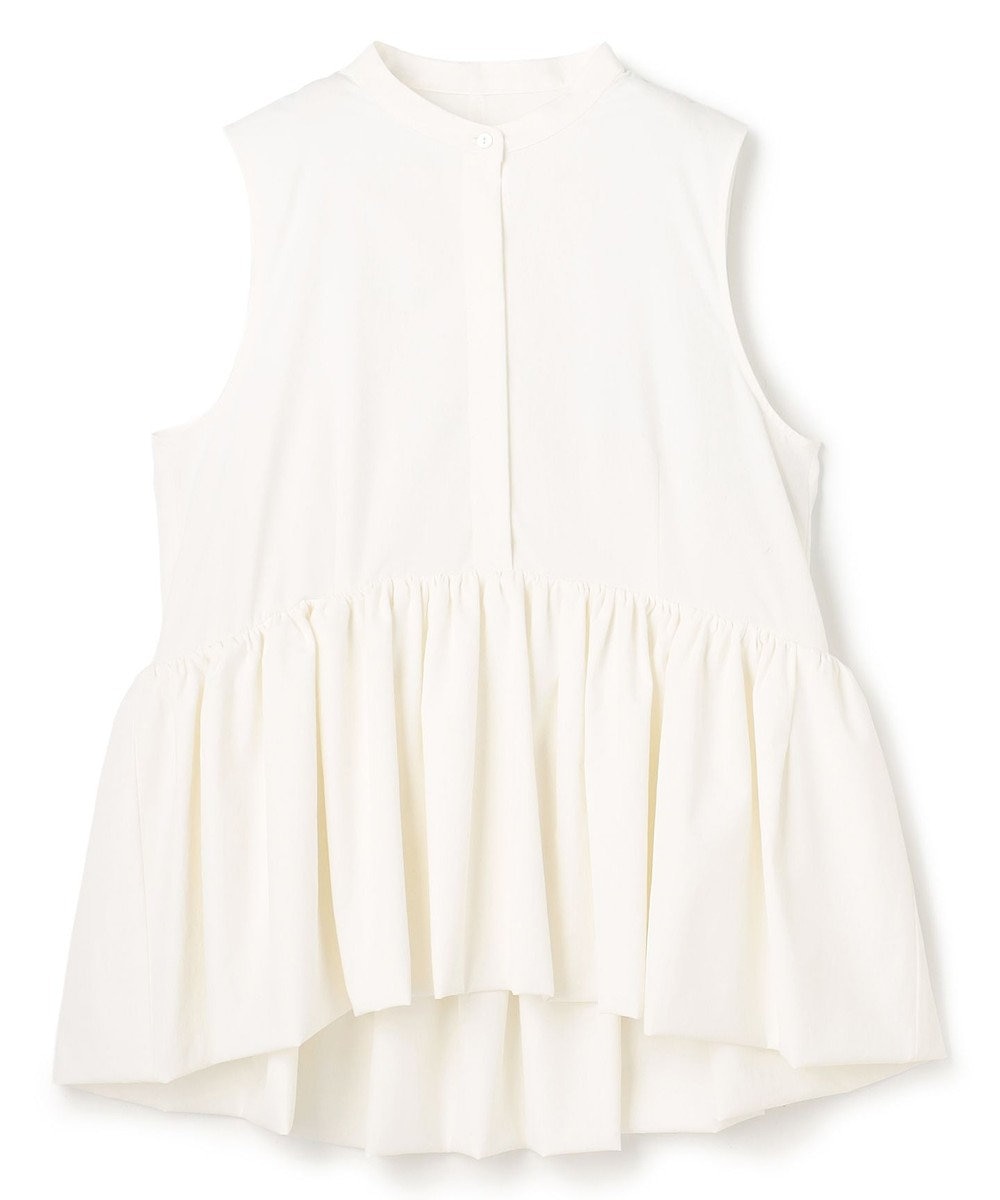 uncrave クールタッチカラータイプライター ペプラムブラウス 