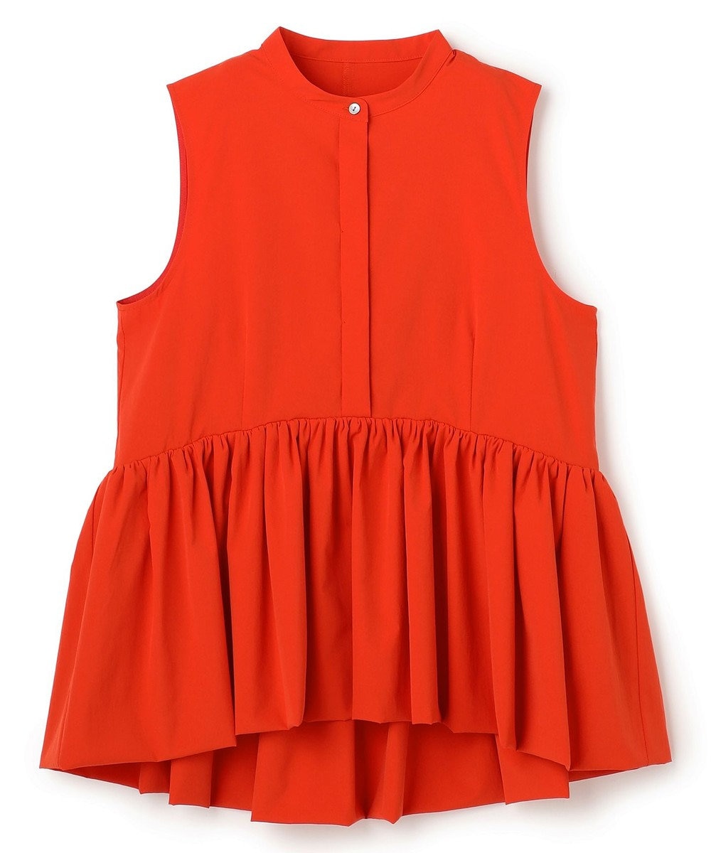 uncrave クールタッチカラータイプライター ペプラムブラウス 