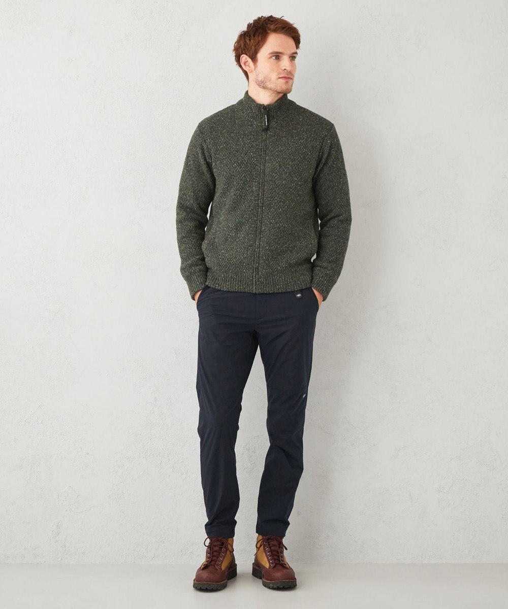 JOSEPH ABBOUD MOUNTAIN 【UNISEX】総裏フルZIP ニットブルゾン 