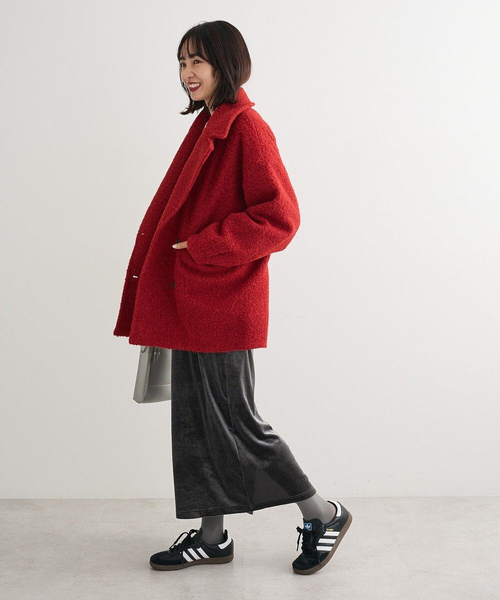 Green Parks ベロアナロースカート 