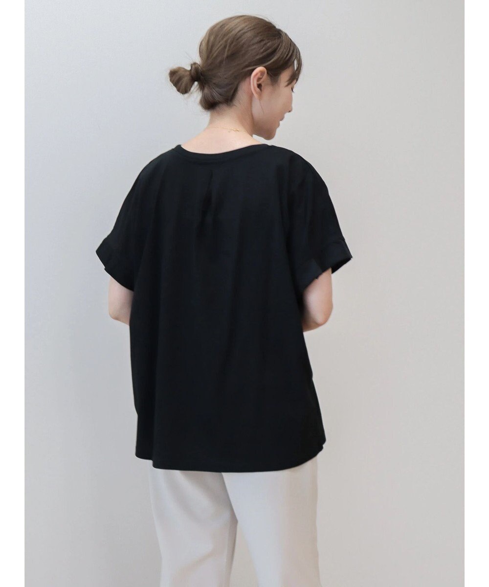 AMERICAN HOLIC 接触冷感袖タックカットプルオーバー 