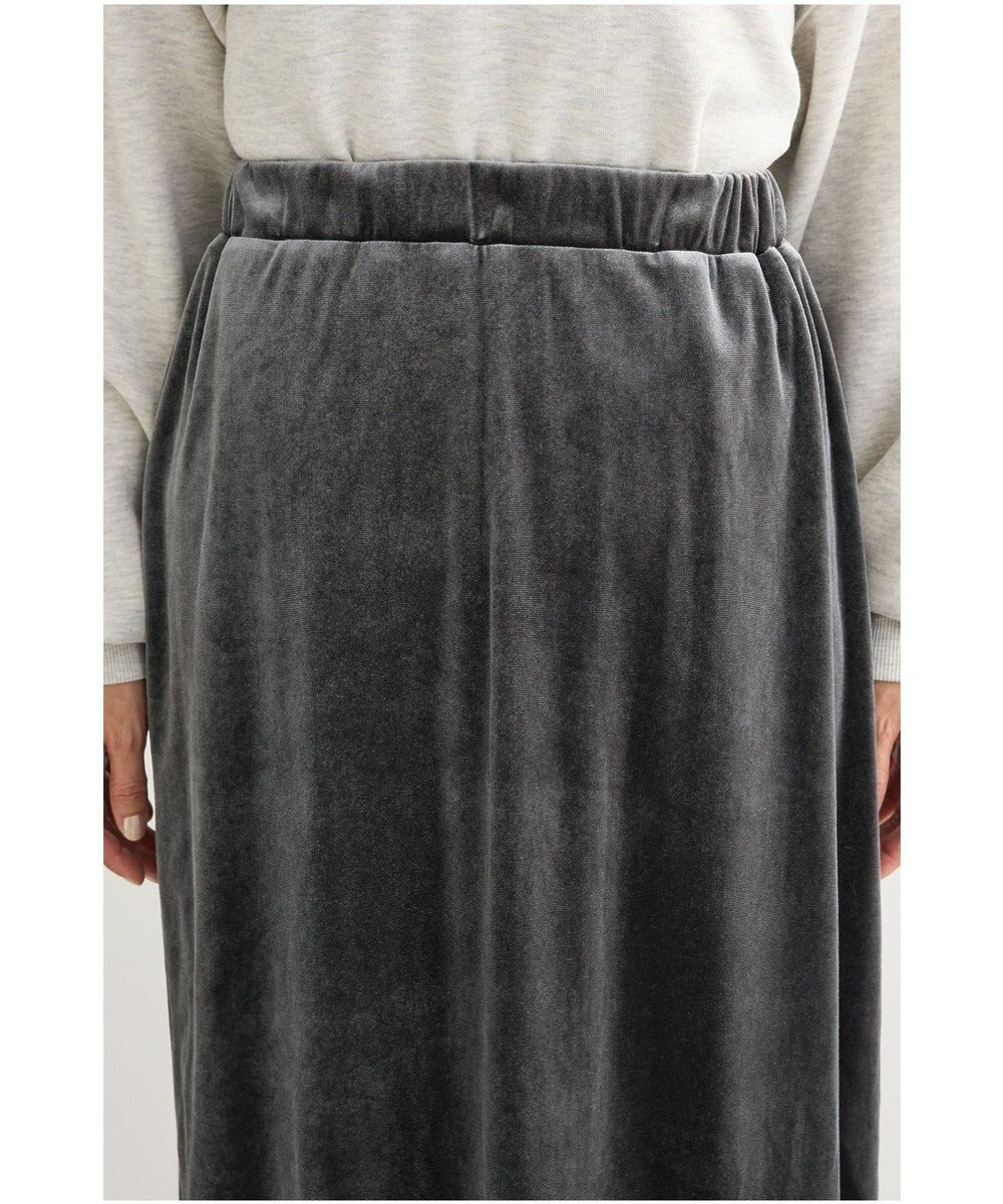 Green Parks ベロアナロースカート 